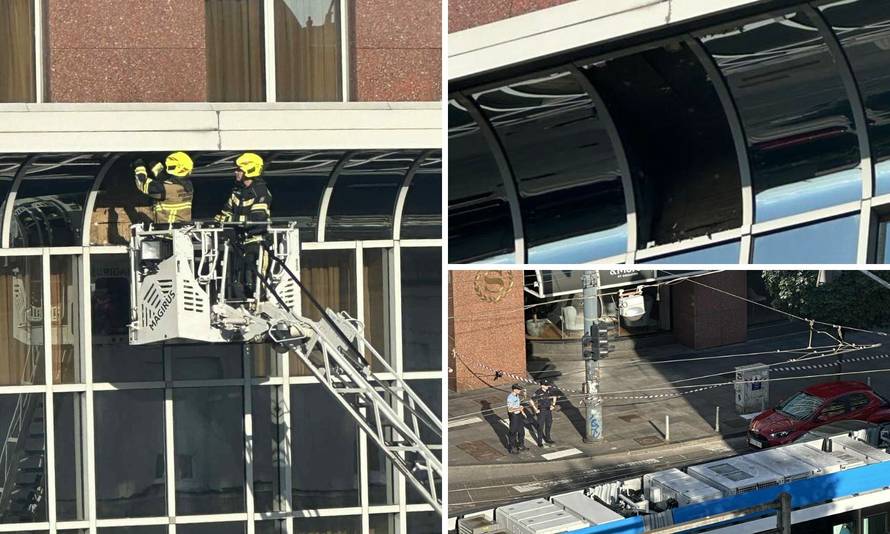 Palo staklo sa zgrade hotela u Zagrebu, umalo pogodilo ženu u glavu: 'Imala sam puno sreće!'
