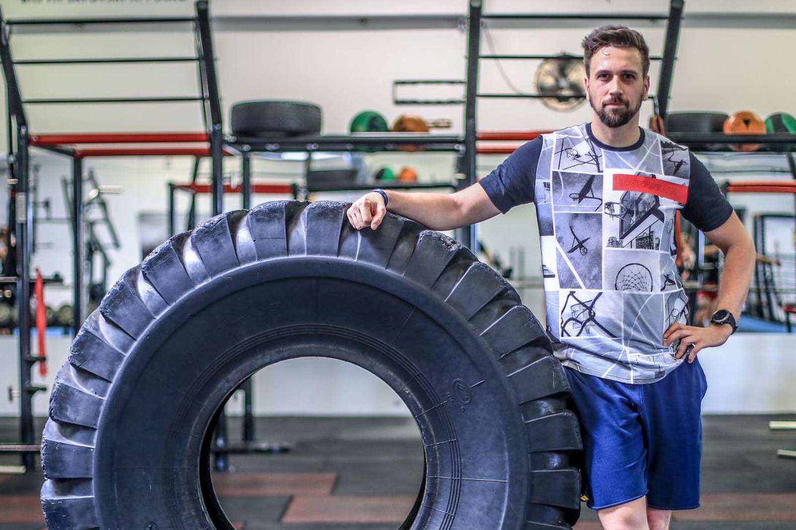 Tomislav Lubenjak diže  gume od 120 kg: 'To je moj trening'
