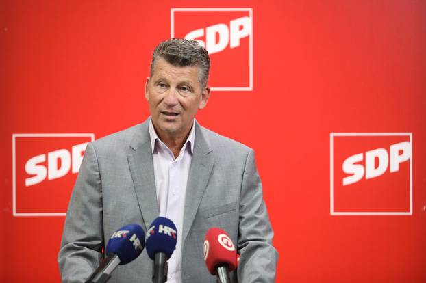 Zagreb: Marino Percan predstavio je svoju kandidaturu za predsjednika SDP-a