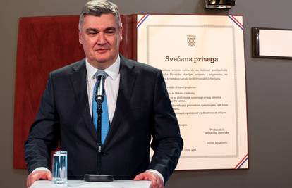 'Tako mi Bog pomogao': Evo što stoji u tekstu svečane prisege koju polaže Zoran Milanović....