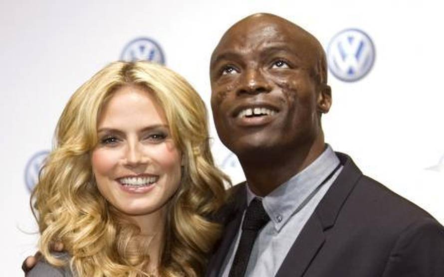 Heidi Klum and Seal in Berlin