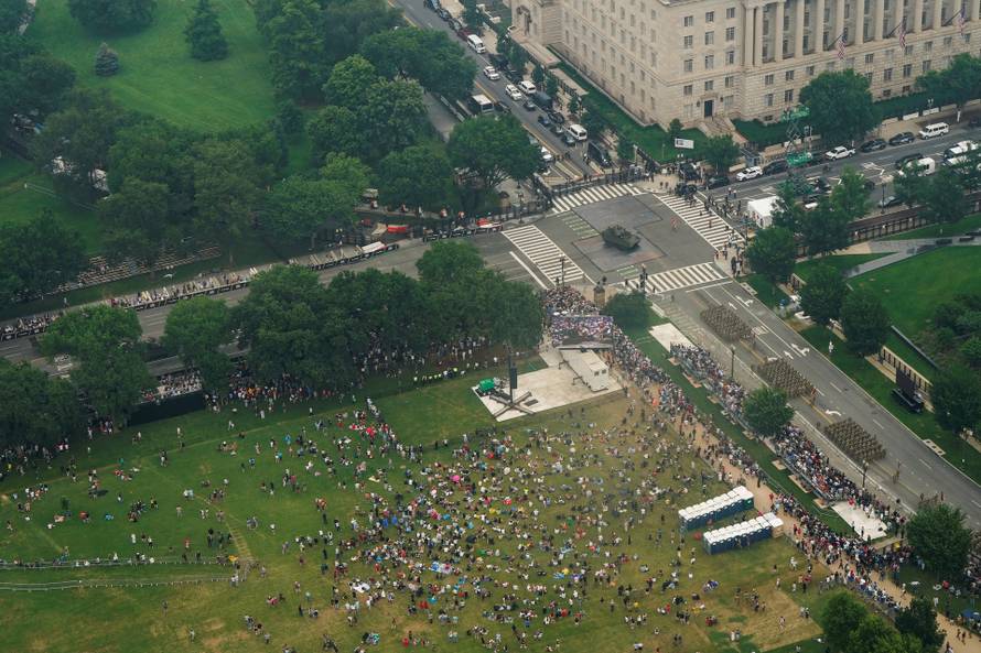 Military parade to commemorate the U.S. Army's 250th Birthday in Washington