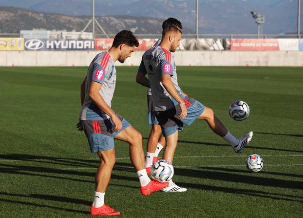 Rijeka: Trening Hrvatske nogometne reprezentacije na Rujevici.