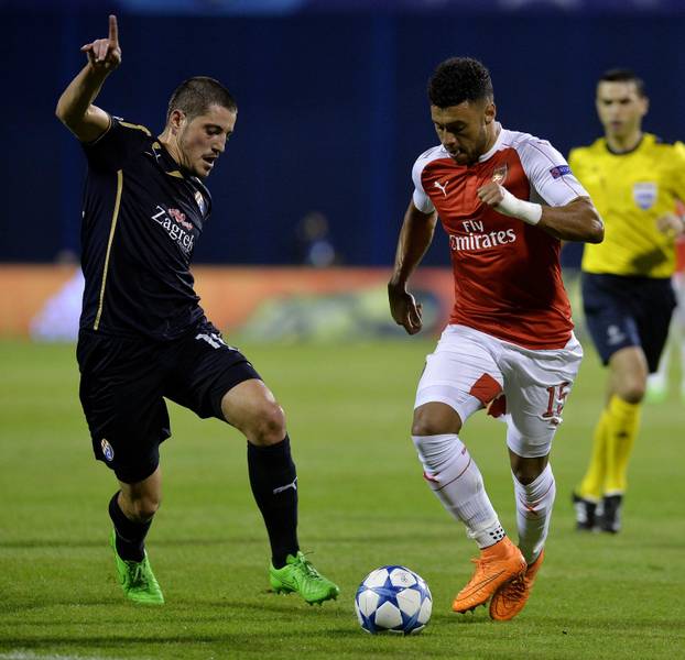 Zagreb: UEFA Liga prvaka, skupina F, 1. kolo, GNK Dinamo - Arsenal FC