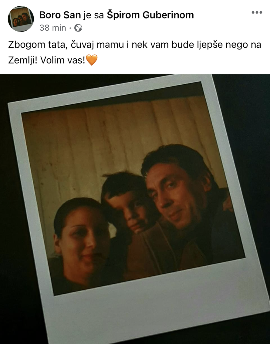 Špiro nakon smrti supruge nije tražio drugu, a žalio je što se kasno oženio i nije imao i kćer