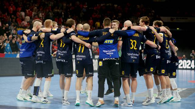 EHF 2024 Men's European Handball Championship - Main Round - Sweden v Portugal
