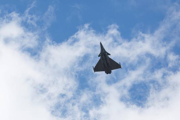 Zagreb: Generalna proba svečanog vojnog mimohoda - zračne snage 