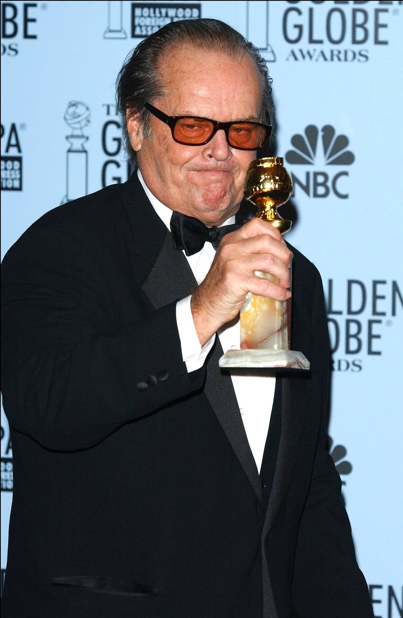 ABACA.41540-135 Nicholson Golden Globe Awards