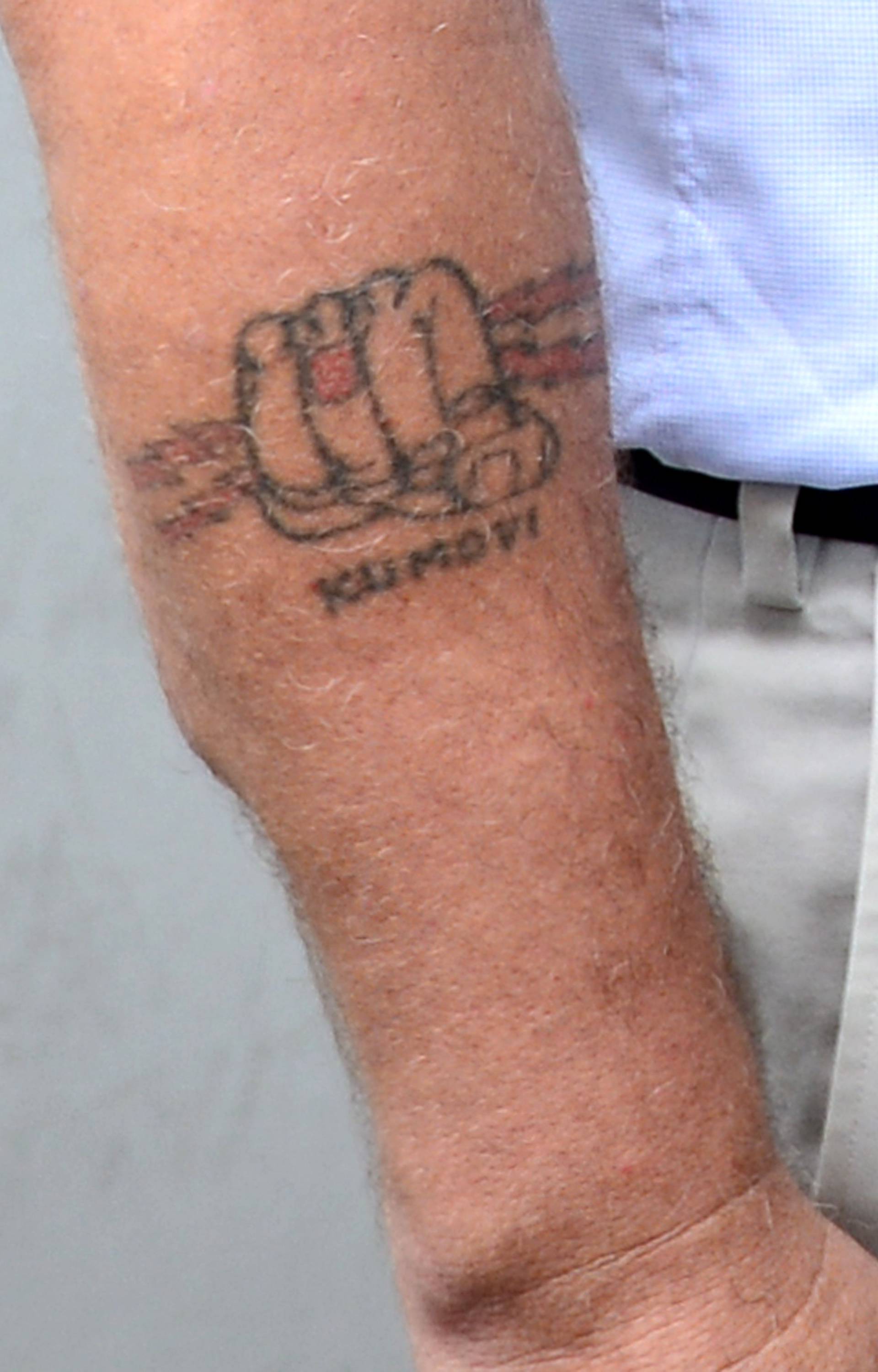 Đakić pokazao tetovažu: 'To imam već 21 godinu, od Oluje'
