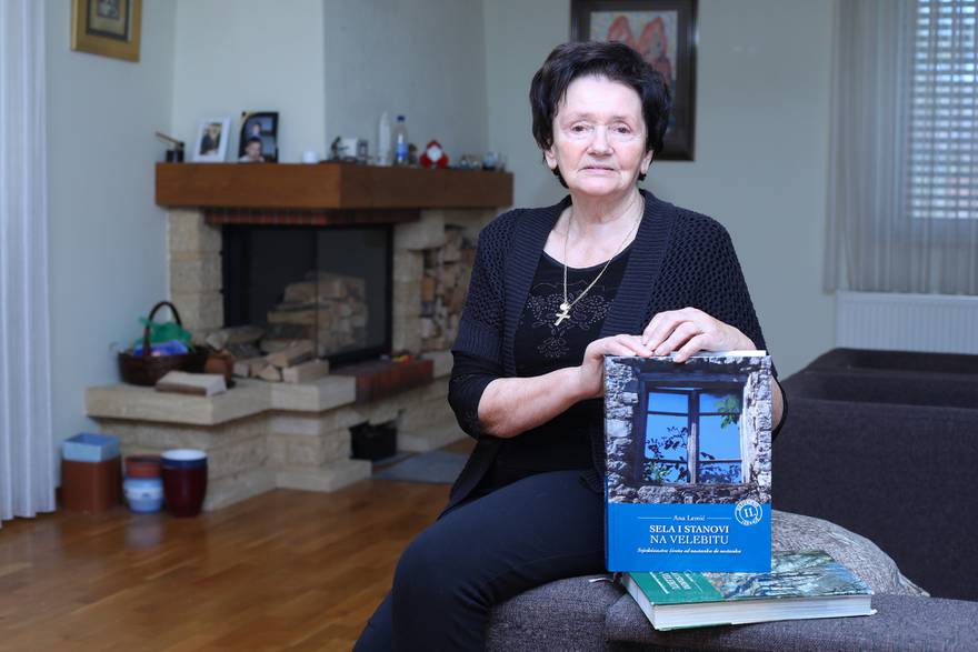 Profesorica Ana Lemić, autorica knjige Sela i stanovi na Velebitu