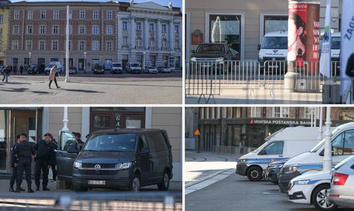 FOTO Policija okupirala centar Zagreba uoči susreta 'vatrenih'