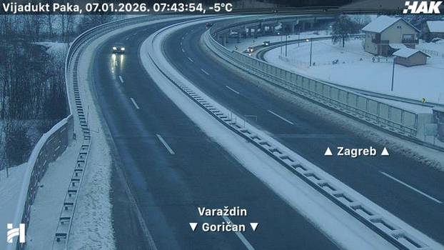 FOTO Autoceste diljem Hrvatske zametene snijegom, pogledajte