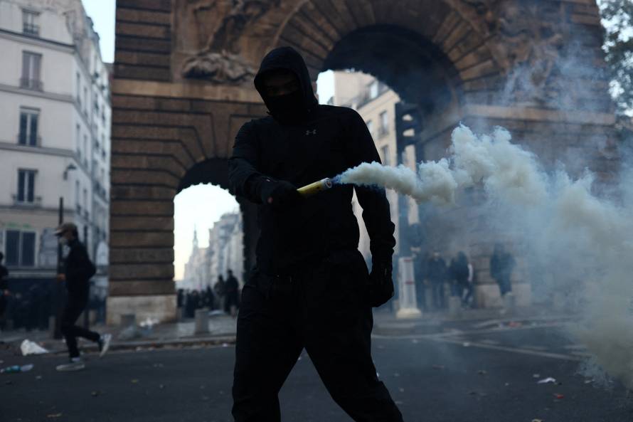 Nationwide protests in France against the cost of living
