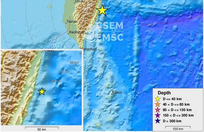 Tajvan pogodili snažni potresi