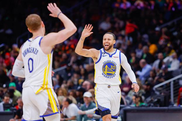 NBA: Golden State Warriors at Atlanta Hawks