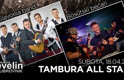 'Tambura all stars' 18. travnja u dubrovačkom klubu Revelin