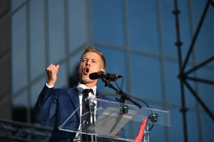 Memorial And Speech By Peter Magyar And The Tisza Party On The Anniversary Of The The 1956 Hungarian Revolution, Budapest, Hungary - 23 Oct 2024