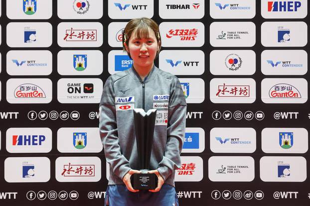 WTT Contender Zagreb 2023, finale žena, Sun Yingsha - Miu Hirano