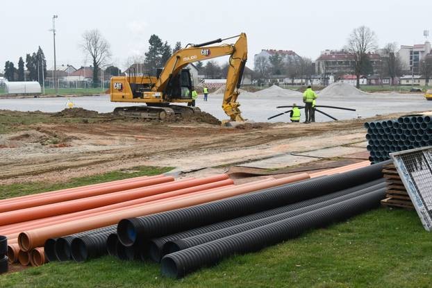24SATA Bjelovar: Radovi na izgradnji atletskog stadiona