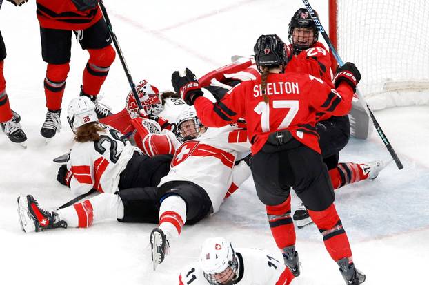 Ice Hockey - Women's Play-offs Semifinals - Canada vs Switzerland
