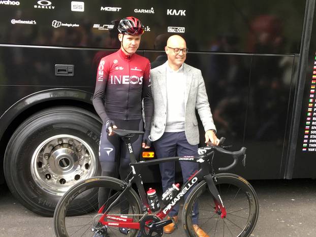 FILE PHOTO: Cyclist Froome attends the launching of the new Team Ineos in Linton, Yorkshire