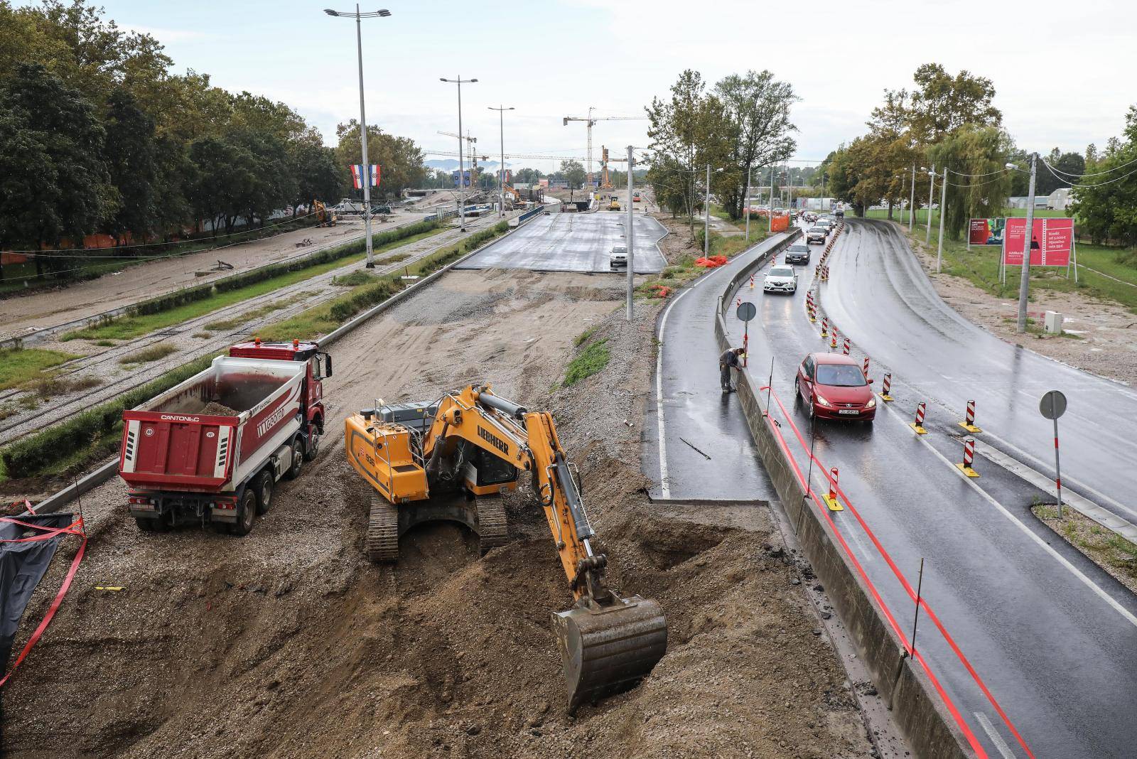 Zagreb: Zbog zatvorene jedne prometne trake kod rotora nastaju velike guÅ¾ve