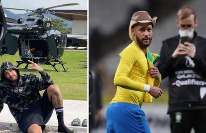Neymar kao predsjednik: Stigao na trening u letjelici od 12 mil. €
