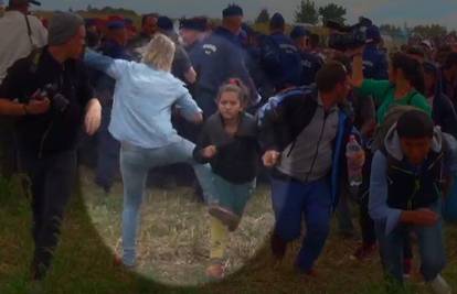 Dobila otkaz: Snimateljica je nogama udarala izbjeglice