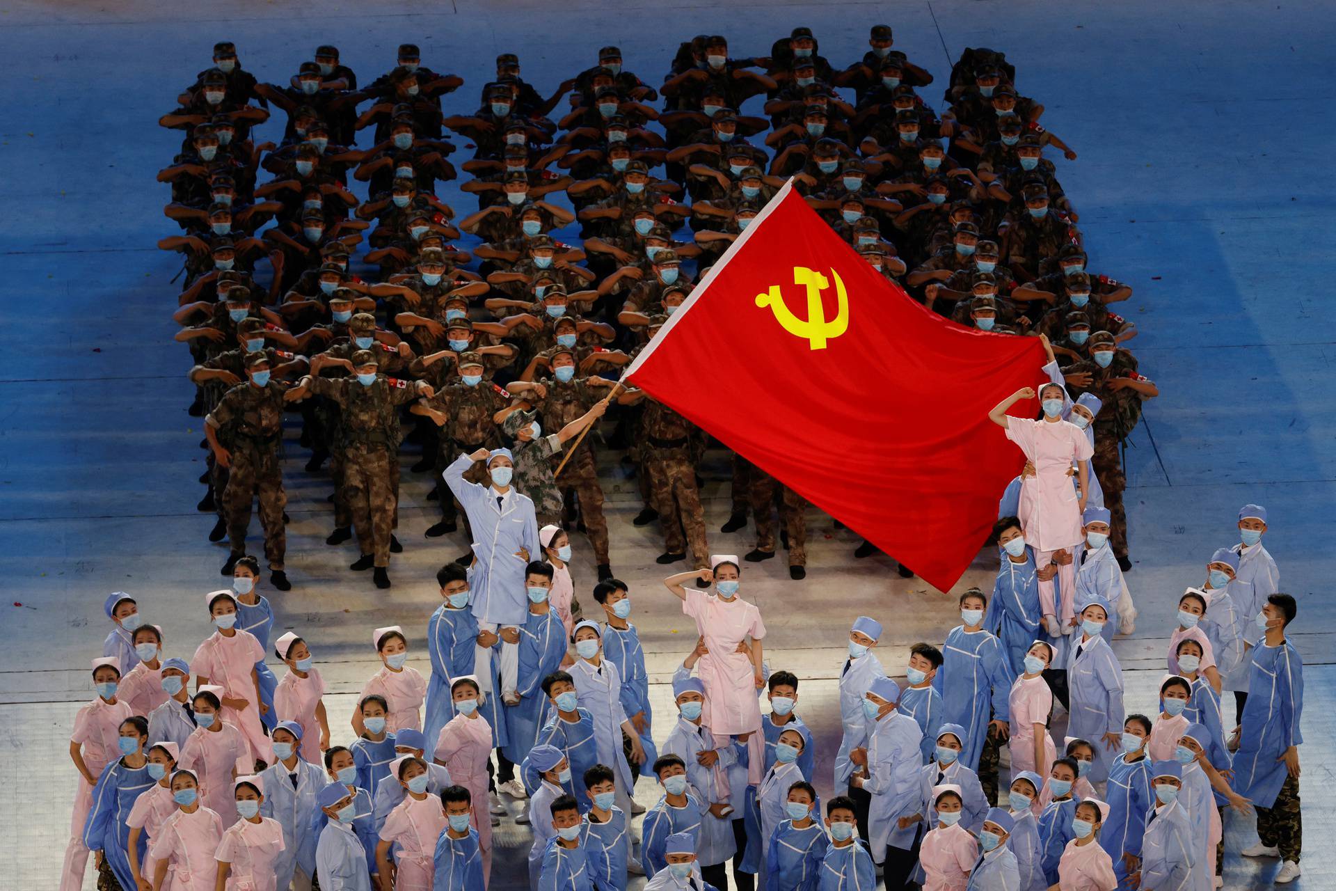 Show commemorating the 100th anniversary of the founding of the Communist Party of China, in Beijing