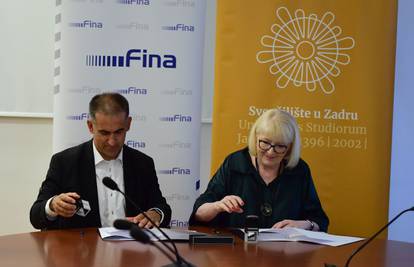 Sveučilište u Zadru i Fina potpisali dugoročni sporazum o suradnji