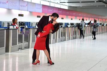 Virgin Atlantic kiss&amp;fly service launch