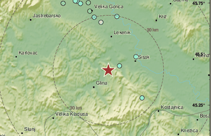 Hrvatsku zatresao novi potres, bio je jačine 4,1 po Richteru