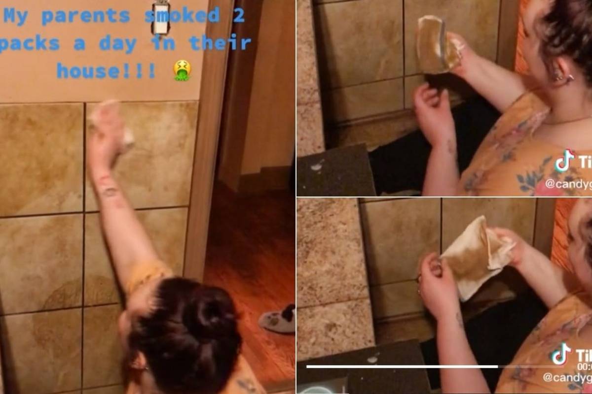 Moji roditelji su pušili 2 kutije na dan, njihovi zidovi su nešto najprljavije što sam ikad vidjela