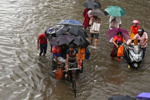 Heavy Rainfall Wreaks Havoc In Kolkata, West Bengal, India - 23 Sep 2025