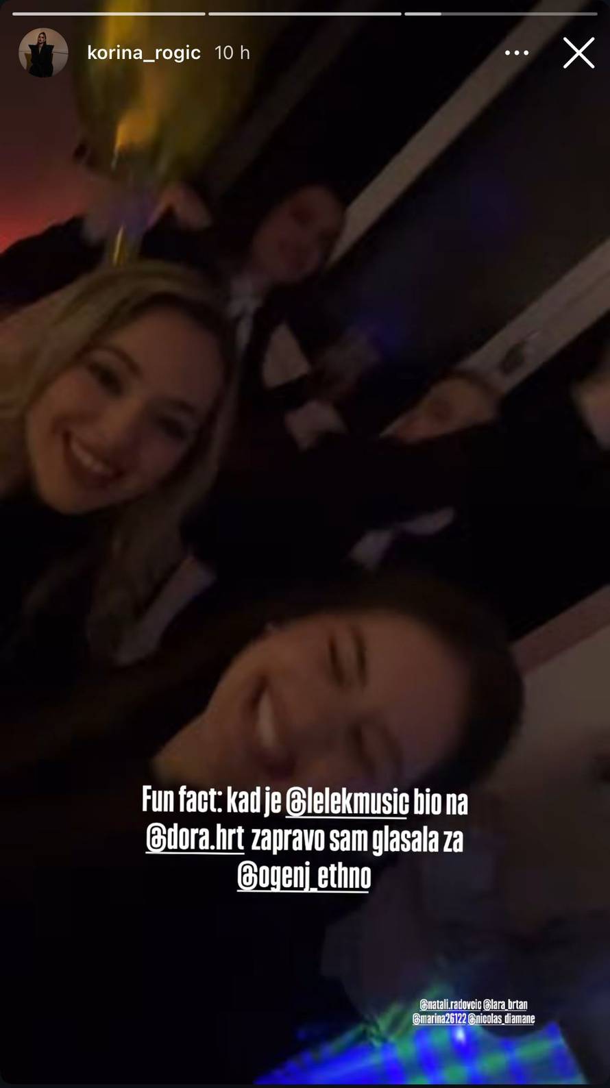 Članica iz LELEK-a otkrila jednu zanimljivost: Kad smo bili na Dori, glasala sam za ove ljude...