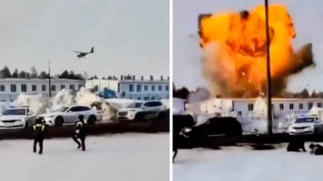 VIDEO Sedam ozlijeđenih u napadu dronom usred Rusije. Izbila je i velika eksplozija