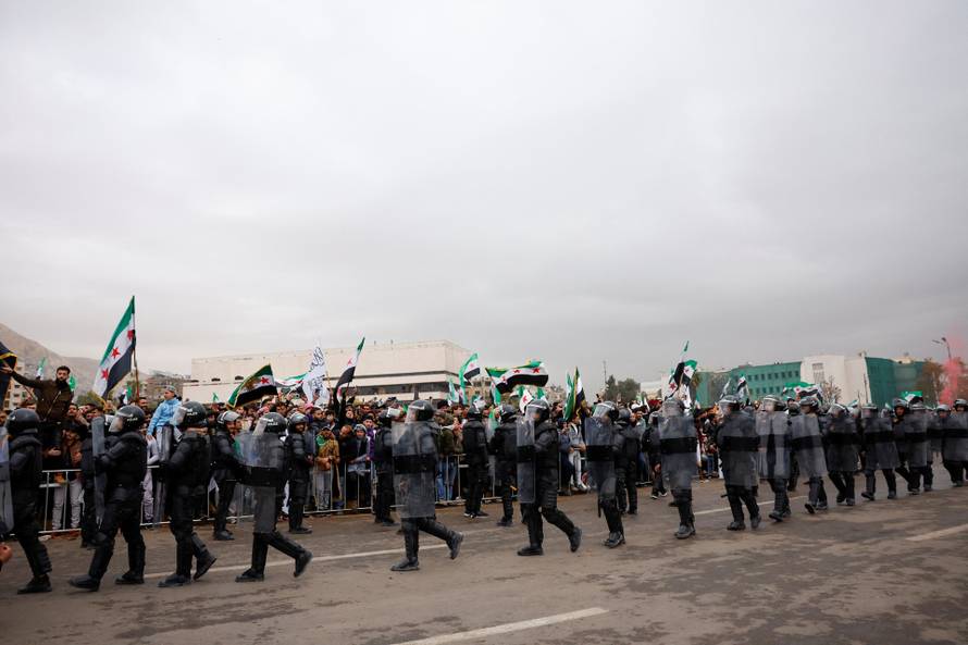 The first anniversary of Bashar al-Assad's fall, in Damascus