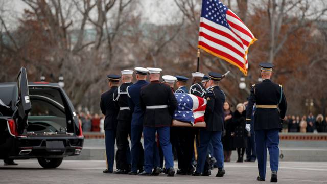 Funeral service for the former U.S. President George H.W. Bush in Washington