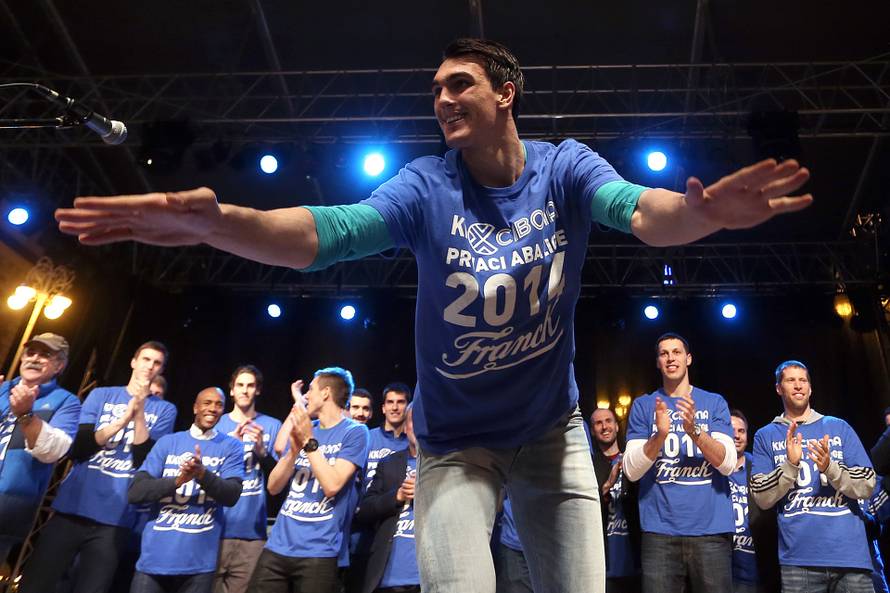 Zagreb: Cibosi s gra?anima na Trgu proslavili osvajanje završnog turnira ABA lige