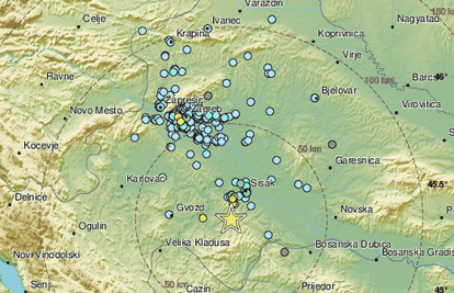 Potres jačine 3,8 zatresao je Baniju: 'Sve se u stanu treslo'
