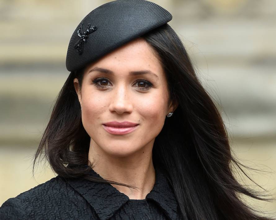 Meghan Markle, the fiancee of Britain's Prince Harry, attends a Service of Thanksgiving and Commemoration on ANZAC Day at Westminster Abbey in London