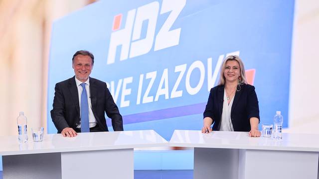 Zagreb: Izborna emisija, gost Gordan Jandrokovic ispred koalicije HDZ-a i partnera