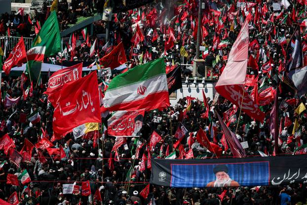 Burial of Iran's late Supreme Leader Ayatollah Ali Khamenei in Mashhad