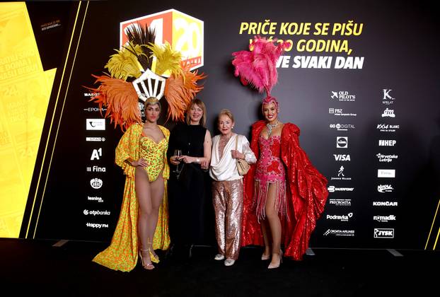 Zagreb: Dolazak uzvanika na proslavu 20. rođendana 24sata