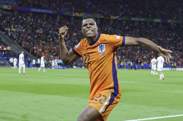 firo : 06.07.2024, Football, Soccer: UEFA EURO 2024, EM, European Championship 2024, Quarterfinals, 1/4 Finals, M47, Match 47, Netherlands - Turkey