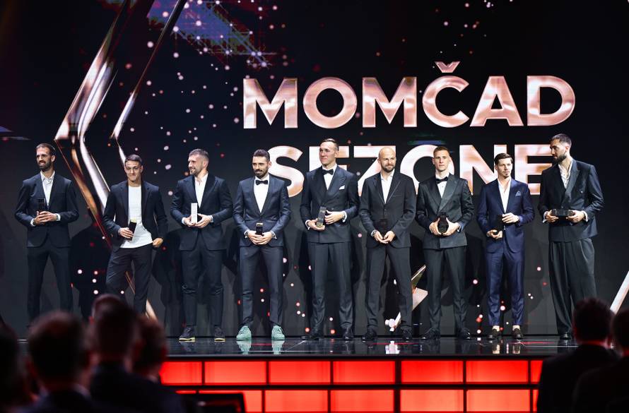 Zagreb: Ceremonija  dodjele  nagrade SuperSport Hrvatske nogometne lige