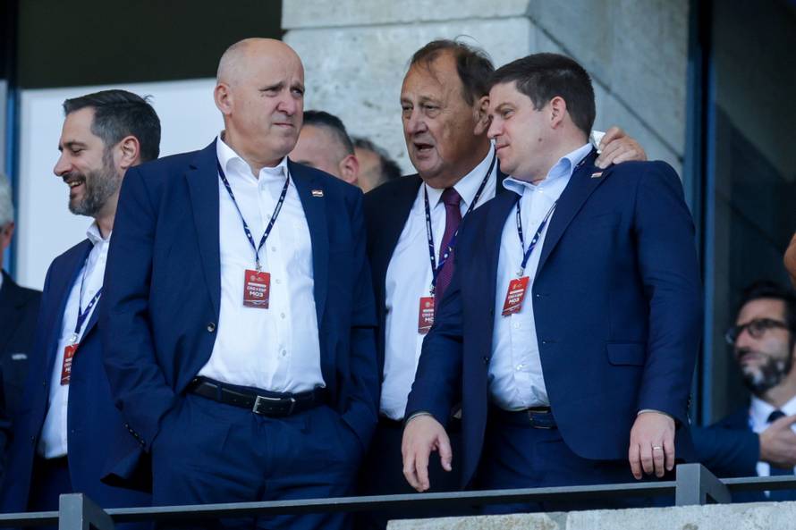 Berlin: Svečana loža Olimpijskog stadiona tijekom susreta između Španjolske i Hrvatske