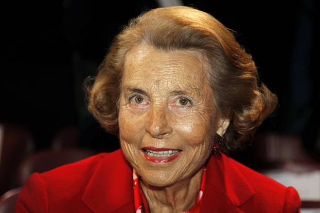 FILE PHOTO: Liliane Bettencourt, heiress to the L