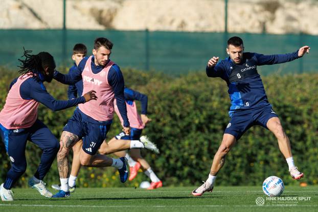 FOTO Hajdukovce u Španjolskoj dočekali idealni uvjeti. Gattuso s kapom 'dirigirao' igračima