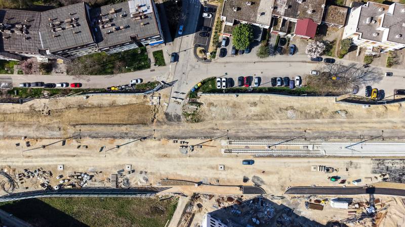 Evo kako izgleda Sarajevska iz zraka: Grade tramvajsku prugu